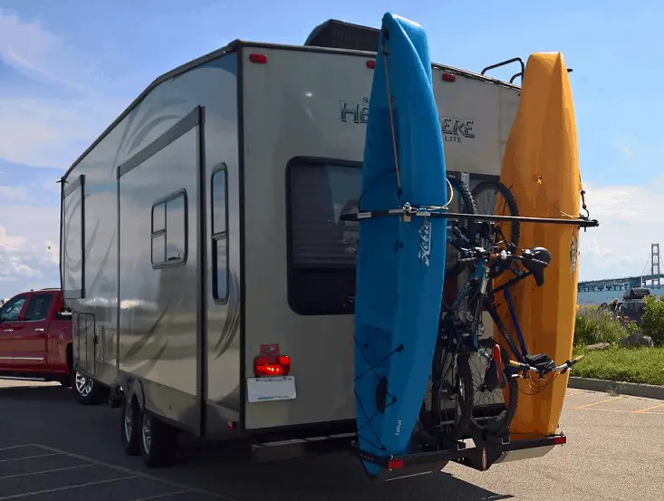 How To Carry A Kayak On An Rv Common Ways Camper Grid