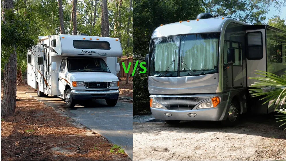 Class A RV or Class C RV which one to go for ? (21 imp factors to Consider)