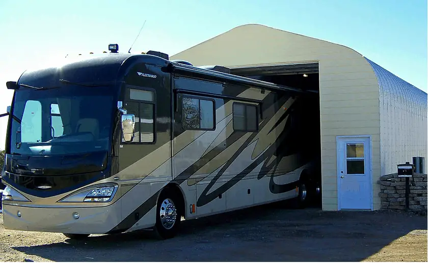 How tall and wide should an RV garage door be?