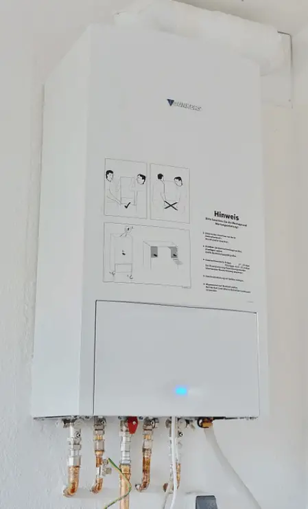 tankless water heater in a rv