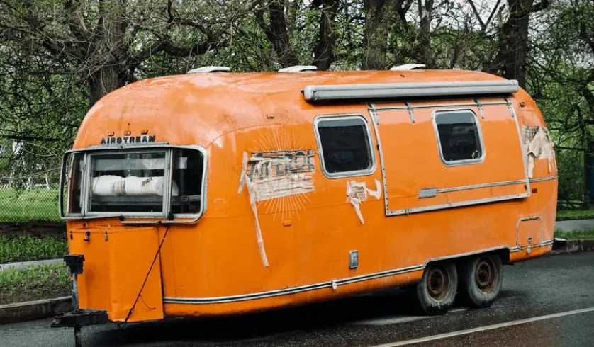 airstream with tires failed