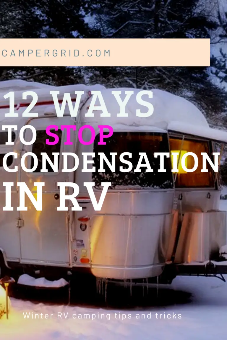 How To Stop Condensation In RV (12 Tips) Camper Grid