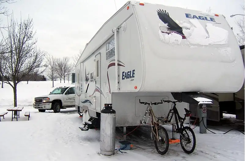 What Can I Leave In My RV Over The Winter Storage